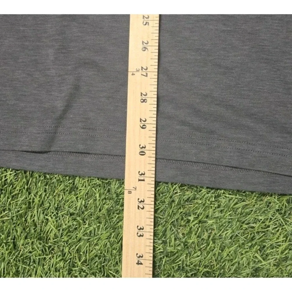 Travis Mathew Performance Stretch Golf Polo Shirt Mens XL Charcoal Heather - Picture 8 of 8